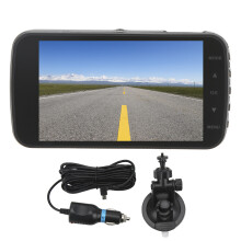 HDR Equipped Dual Dash Cam Front And Rear View LCD Touch Screen Dashboard Camera Recorder FHD With Rear Camera G Sensor Loop Recording Parking Mode