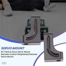 2PCS Metal Servo Mount for Axial SCX10 CC01 D90 1/10 RC Crawler Car