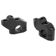 Universal Motorcycle Handlebar Riser for 22mm Bars Clamp for Black