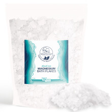 Flocchi da Bagno di Magnesio del Mar Morto Natural Elephant | 8 oz (227g) | Ideali per Bagno Rilassante