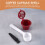 10 Pcs Reusable Refillable Coffee Capsule Filters for  with Spoon Brush Kitchen Accessories Coffee Filter Red 3