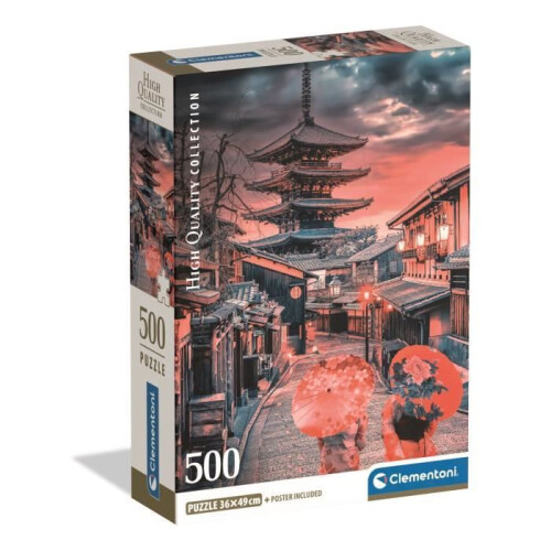 Clementoni CLEMENTONI - Compact 500 pieces - Evening in Kyoto