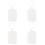 40Pcs Transparent Blank Insert Photo Picture Frame Key Ring Split Keychain 1