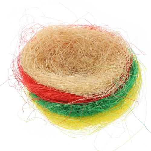16Stk Mini Bunt Aus Natürlicher Hanffaser 1