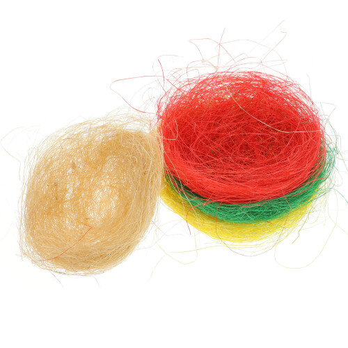 16Stk Mini Bunt Aus Natürlicher Hanffaser 2