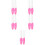 10Stk Ergonomisches Quilling Pen Set Pink PP Bastelbedarf 9