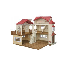 Grand cottage au toit rouge -