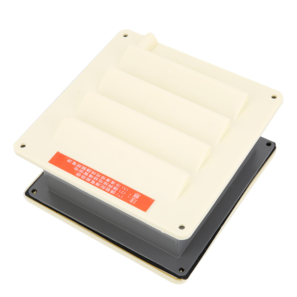 Easy Install Vent Cover, Weatherproof Vent Cover For Outdoor Refrigeration Systems, Never Rust Sturdy And Durable Louvered Vent Cover, Quick And 9425574378453