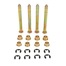 Vielseitig einsetzbares Scharnier-Ersatzset, robustes Material, Türscharnierbolzen-Buchsen-Set für Ford F150, F250, F350 und Bronco, starkes und