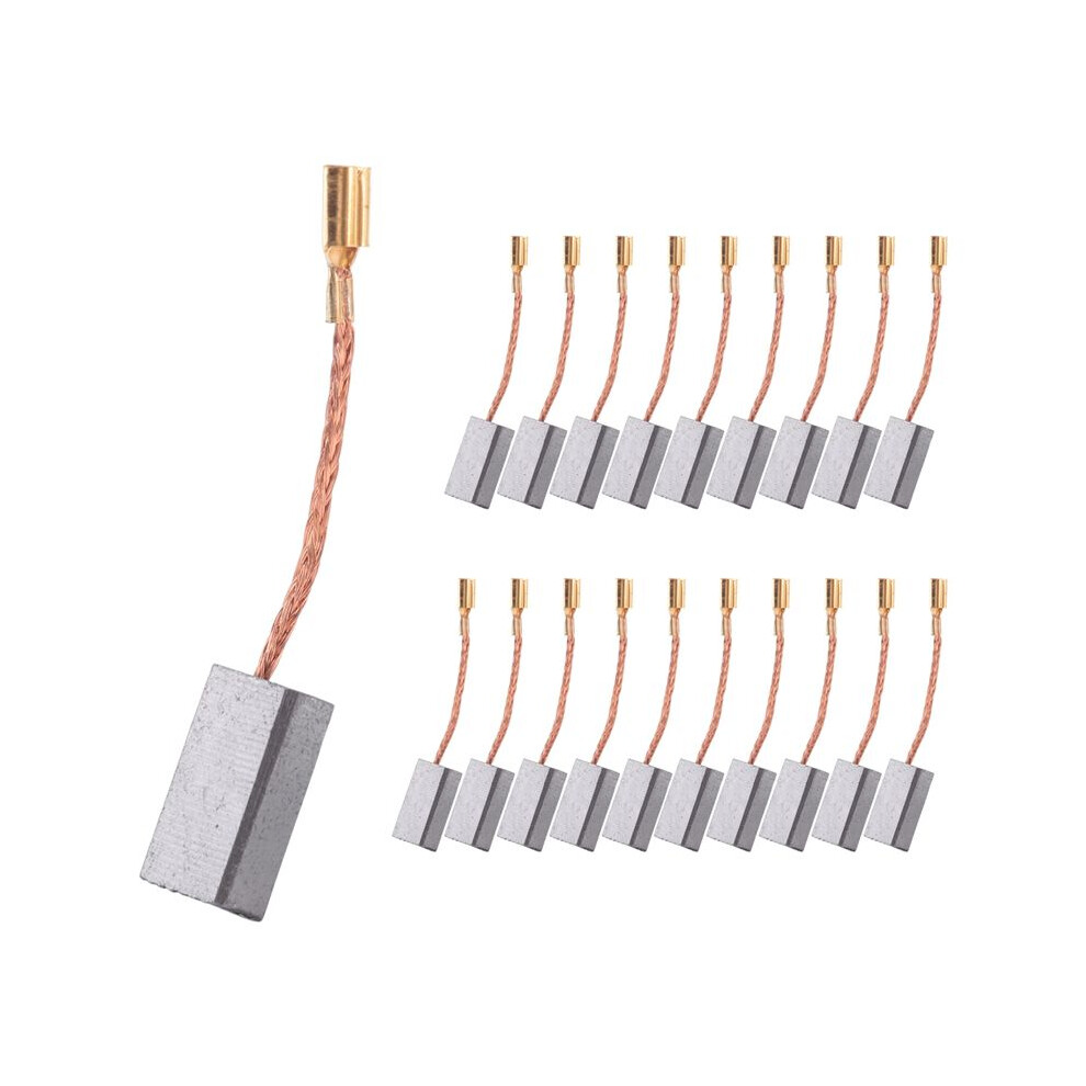 20 Pcs Carbon Motor Brushes, Replacement Angle Grinder Brush For Power Tool Repair Parts 6033713324181