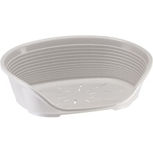 Cesto-Corbeille SIESTA DELUXE Tamanho 2 - 49*36*17,5 cm - Cinza claro - FERPLAST