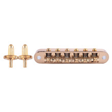Pont de Selle à Rouleaux éLectriques Gold Tune-O-Matic Pont de Guitare éLectrique Lp de CoréE