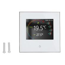 Vielseitiger Komfortregler für Zuhause, energiesparender Smart-Thermostat mit LCD-Touchscreen für präzise Temperaturregelung, multifunktionales