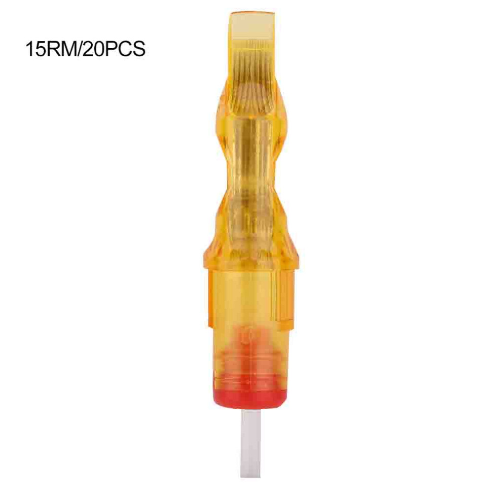 High Compatibility Tattoo Needle Transparent Tips For Visibility Disposable Tattoo Needle Cartridge Premium Medical Stainless Steel Anti Backflow Des