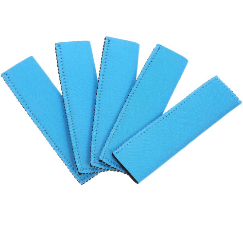 35Pcs Blue Neoprene Protective Covers Reusable Ice Sleeves for Kids