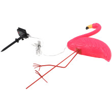2Pcs Colorful Solar Flamingo LED Stake Lights Waterproof Garden Lamp