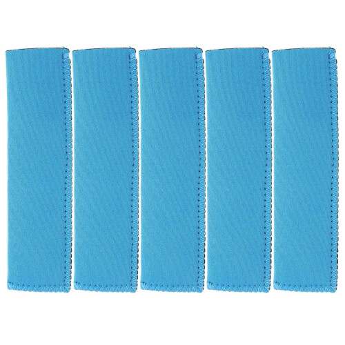 35Pcs Blue Neoprene Protective Covers Reusable Ice Sleeves for Kids 2