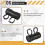 Motorcycle Fork Bag PU Leather Bicycle Handlebar Tool Pouch Sissy Bar Roll Storage Bag Saddle Bag, Universal 5