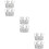 6Pcs Delicate Silver Mini Crown Cake Decor for Kids Celebration 6