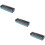 3Pcs Multi-Function Navy Plastic Cutlery Storage Holder for Home Use 11
