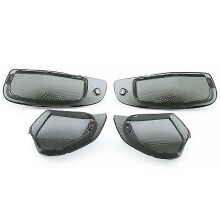 Motorcycle Turn Signal Lamp Cover Indicator Light Cover for ZZR400 1993-2006 ZZR600 1993-2008,black