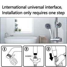 Shower ,High Pressure Shower Heads, Universal Adjustable Power Hand Shower, Suitable for Bathroom, Hotel, Gym