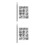 2Sets Durable Punch Set Tool Silver with Zodiac Pattern Stamps 8