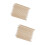200Pcs Beige Nail Cuticle Pushers Nail Cleaning Sticks Manicure Tools 7