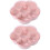 2Pcs Pink Creative Candy Plate Dried Fruit Tray Practical Storage Box 5