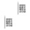 2Sets Durable Punch Set Tool Silver with Zodiac Pattern Stamps 5