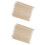 200Pcs Beige Nail Cuticle Pushers Nail Cleaning Sticks Manicure Tools 5