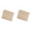 200Pcs Beige Nail Cuticle Pushers Nail Cleaning Sticks Manicure Tools 2