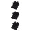 3Pcs Waterproof Container Black Shockproof Emergency Dry Case 8