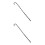 2Pcs Silver Plastic Walking Stick for Kids Halloween Dance and Stage 6