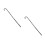 2Pcs Silver Plastic Walking Stick for Kids Halloween Dance and Stage 4