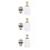 3Pcs Golden Brass Floor Heating Manifold Return Valve with Spring Core 9
