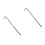 2Pcs Silver Plastic Walking Stick for Kids Halloween Dance and Stage 5