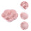2Pcs Pink Creative Candy Plate Dried Fruit Tray Practical Storage Box 8