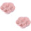 2Pcs Pink Creative Candy Plate Dried Fruit Tray Practical Storage Box 6