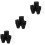 3Sets Slotted Black Mesh Net Pots for Hydroponic Growing with Labels 7