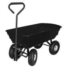 Carrinho de jardim - Springos - 75L - 250 kg - 4 rodas - Função basculante