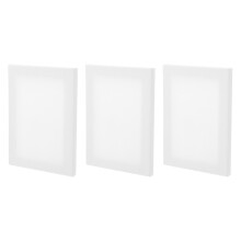 6Pcs Blank White Canvas Drawing Boards for Oil and Acrylic Painting