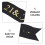 Black Birthday Shoulder Sash Soft Polyester 21St Celebration 8