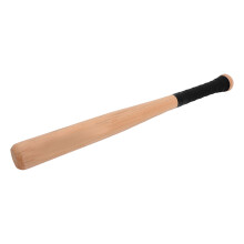 3Pcs Portable Wooden Baseball Bat Solid Wood Sports Bat for Home Use
