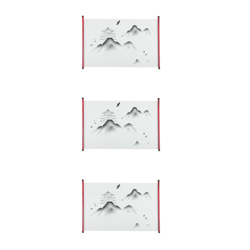 3Pcs Multi Lightweight Blank Scrolls for Calligraphy and Drawing Use 1