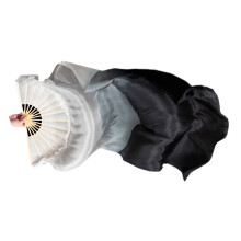 Unieke geverfde zijden danshandlange ventilator voor-2