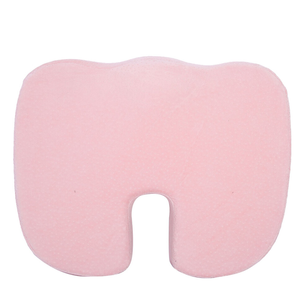 Pressure Relief Seat Cushion, Ergonomic Memory Foam Pillow for Sciatica Tailbone Pain, Posture Support with Breathable Cover & Universal Fit