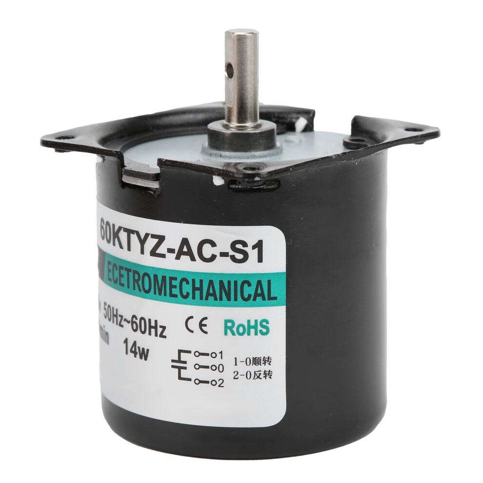 Xd60ktyz 14W Ac Synchronous Motor 80Rpm Low Speed Copper 7X19mm 4661378190586