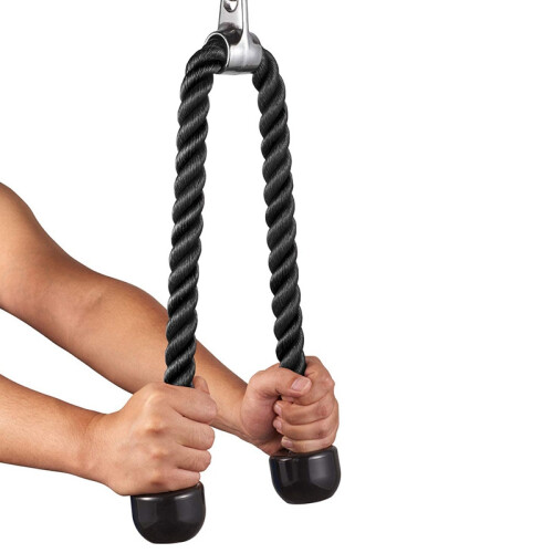 Corda de TríCeps para ServiçO Pesado 36 Polegadas com MosquetãO, MáQuina de Cabo de FixaçãO de Fitness Corda Pulldown para Academia em Casa 2