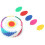Multi-Color Plastic Sewing Pins with Threader - 50 pcs for Crafts 1